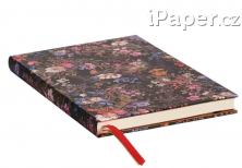 Diář Paperblanks 2025 Floralia maxi vertikální DED5805