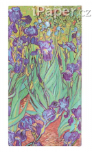 Diář Paperblanks 2025 Van Gogh’s Irises slim horizontální DED5764